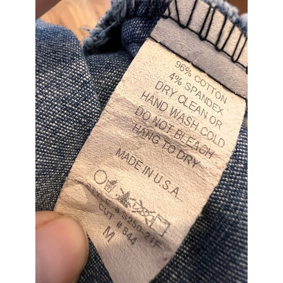 Y2k Forever 21 Denim Mini Skirt M Knee Length Flare Streetwear cowgirl - Picture 7 of 7